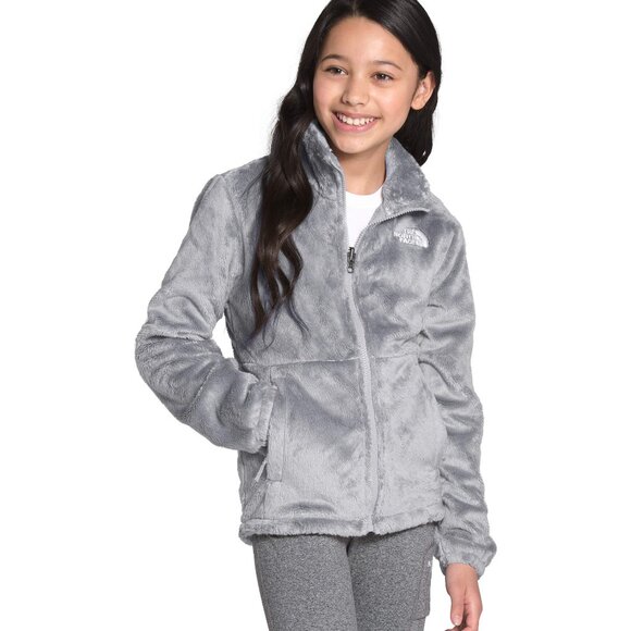 THE NORTH FACE Girls' Osolita Jacket, Meld Grey/TNF White, X-Large (14-16) - NEW - Picture 1 of 4